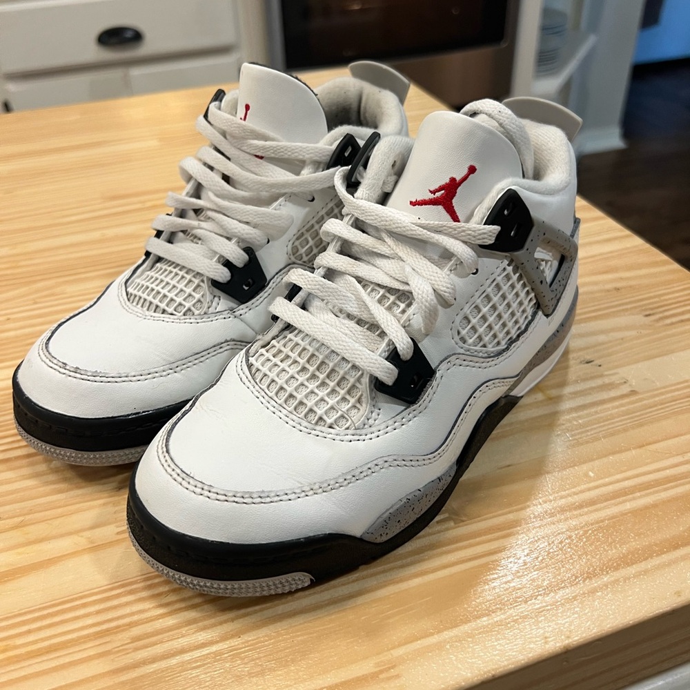 Jordan 4 Retro White Cement Sneakers